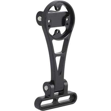 Fietscomputerhouder van aluminiumlegering voor racefietscomputer met geïntegreerde stuurpen voor Garmin-serie black