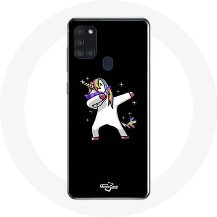 Coque - Dab - Galaxy A21S - Licorne - Souple - Protection contre les chocs
