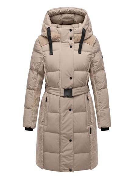 Navahoo dames wintermantel Funkelteddy – stijlvol, warm & modern