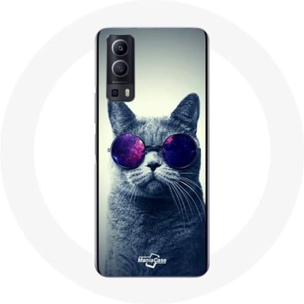 Case Vivo Y72 Kat Brilstijl