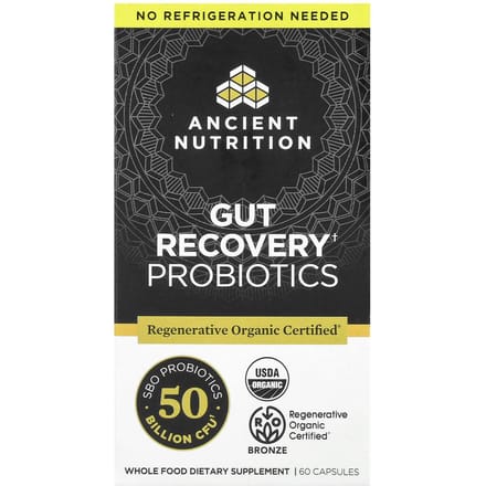 Ancient Nutrition, Probiotique Gut Recovery, 60 Capsules