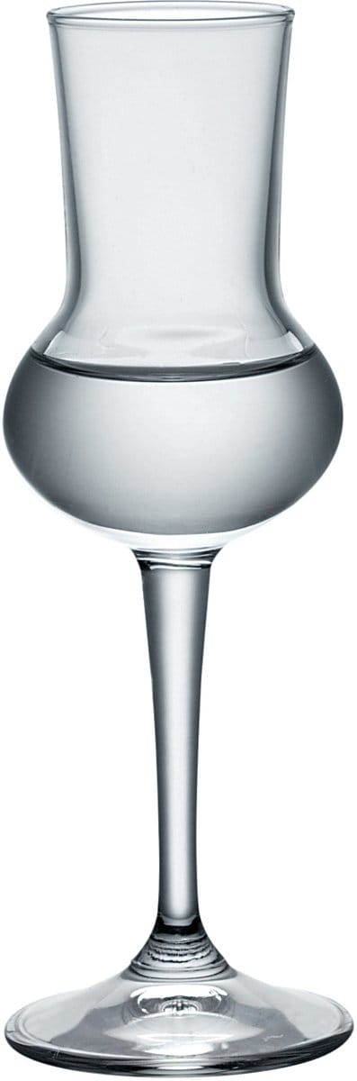 3 glazen GRAPPA 8 cl