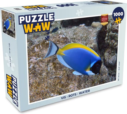 Puzzel Vis - Rots - Water - Legpuzzel - Puzzel 1000 stukjes volwassenen