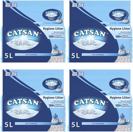 Kattenbakvulling 4 x 5 l voor optimale hygiëne