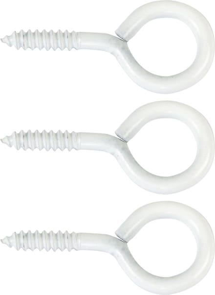 AMIG Schroefogen - 39x - staal - 30 mm - wit - DHZ ijzerwaren - bevestigingsmaterialen - A merk