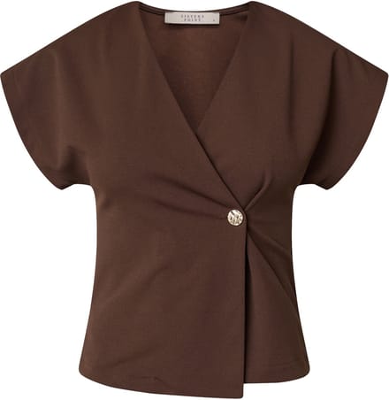 SISTERS POINT Gevela-ve - Dames Gilet - D. chocolate - Maat S