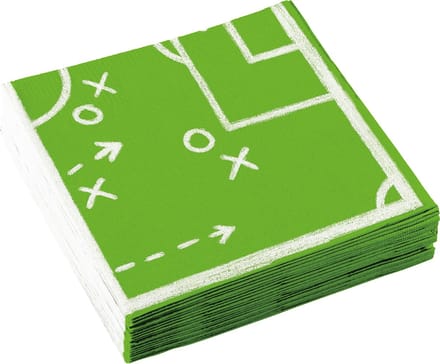 Amscan by Riethmuller - Riethmüller - Servetten - Kicker Party / Voetbal - (20 stuks)