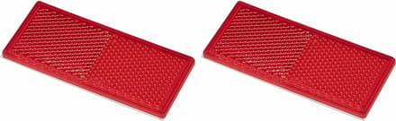 - Reflector 82 x 36mm zelfklevend rood