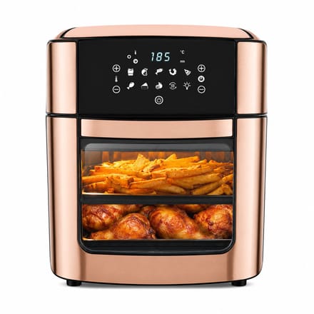 Airfryer Oven – 16Liter – Heteluchtfriteuse – 1800W – 8 Programma’s – PFAS-vrij – Inclusief Accessoires – Royal Swiss®