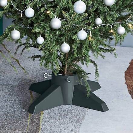 vidaXL - Kerstboomstandaard - 55,5x55,5x15 - cm - groen