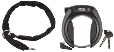 Abus Pro Shield 5850s ART2 + 100cm insteekketting - Zwart