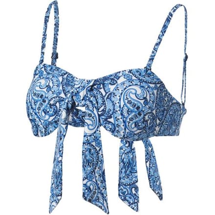 CRIVIT Dames bikinitop (Wit/blauw, 42)