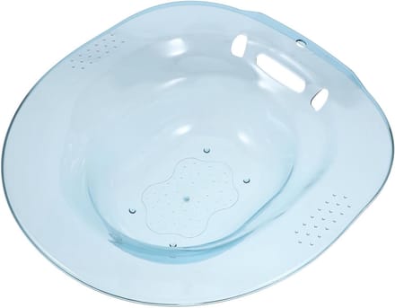 Zitbad Wastafel - Persoonlijke Hygiëne - Thuiszorg - Antislip Ontwerp - 395 cm - Blauw