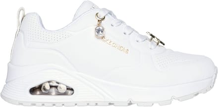 Skechers UNO GEN1 - TRENDY JEWELS Meisjes Sneakers - Wit