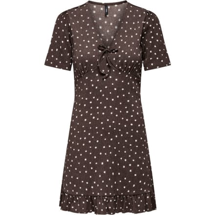 ONLY - ONLMOLLY S/S V-NECK DRESS JRS NOOS Dames Jurk