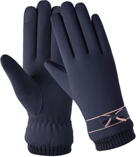 Hidzo Handschoenen - Dames - Blauw - Maat S/M - Touchscreen