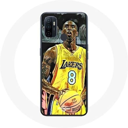 Coque Oppo A53 Kobe Bryant Dunk lakers 8 NBA Noir