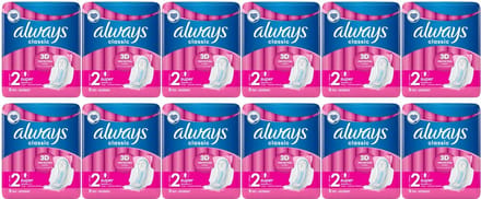 Always Classic Maandverband – 3D Protection Zones. 12x9 = 108 stuks