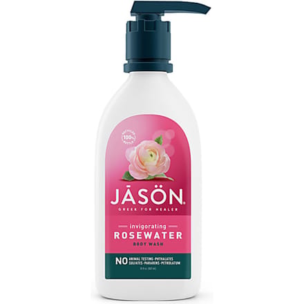 Jason Natural Body Wash - Rozen verkwikkerd Glycerine & Rosewater
