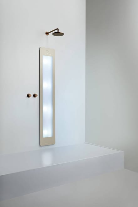 Sunshower Plus L inbouw met infrarood en UV-licht sand white