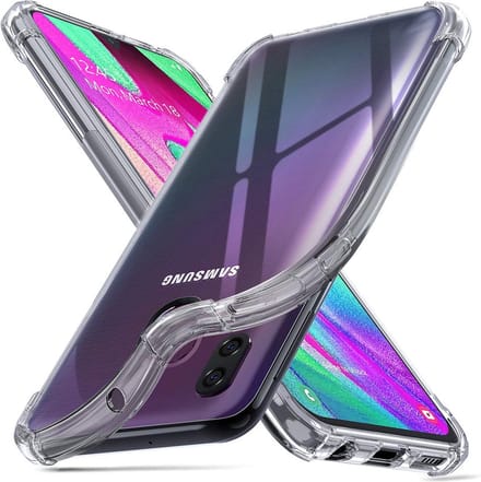 Hoesje voor Samsung Galaxy A40 backcover Shockproof siliconen Transparant