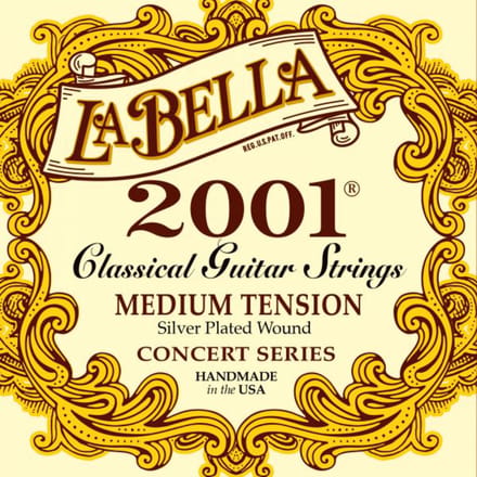 La Bella 2001M Snaren voor Klassieke Gitaar - Medium Spanning