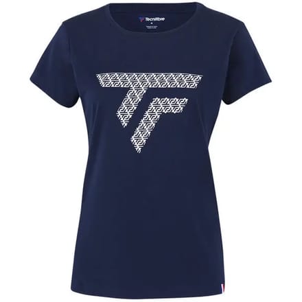 Tecnifibre Training T-shirt Met Korte Mouwen Blauw L Vrouw