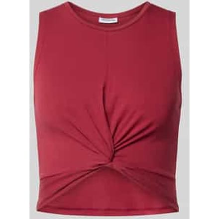 Kort top met knoopdetail model 'TWIGGI'