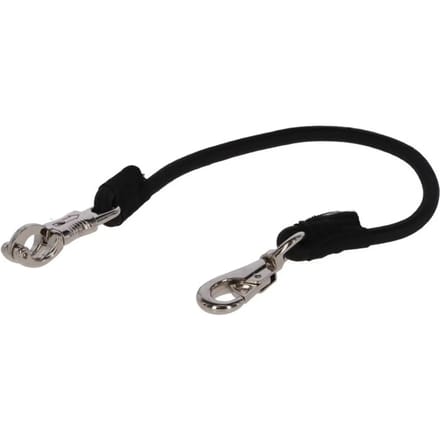 Kerbl elastische halstouw voor paarden, zwart, 90 cm