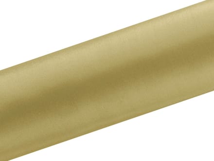PartyDeco - Satijn op rol goud (9 mtr)