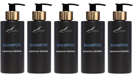 Shampoo Hammam Herbal 300 ml - gouden pomp - 5 stuks