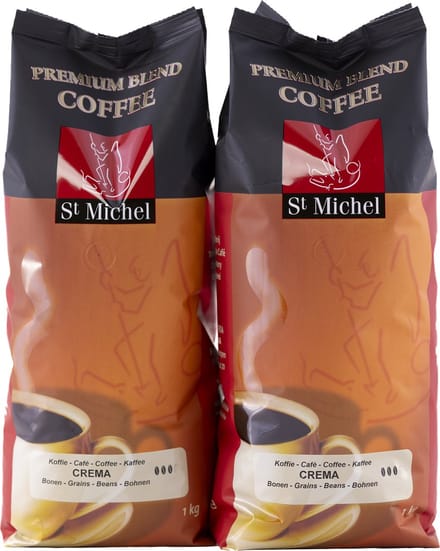 St. Michel Crema koffiebonen 2 x 1 kg