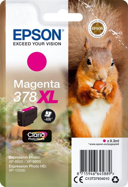 Original Ink Cartridge Epson 378XL 9,3 ml Magenta