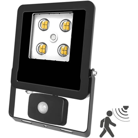 EVN Panthera buitenspot sensor IP44 10W 3.000K