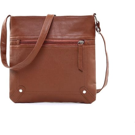 Sac à main messager pour femmes, sac seau en cuir, sac à bandoulière 23cm*2cm*25cm marron clair