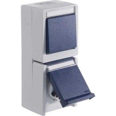 OPUS® RESIST 2V contactdoos verticaal