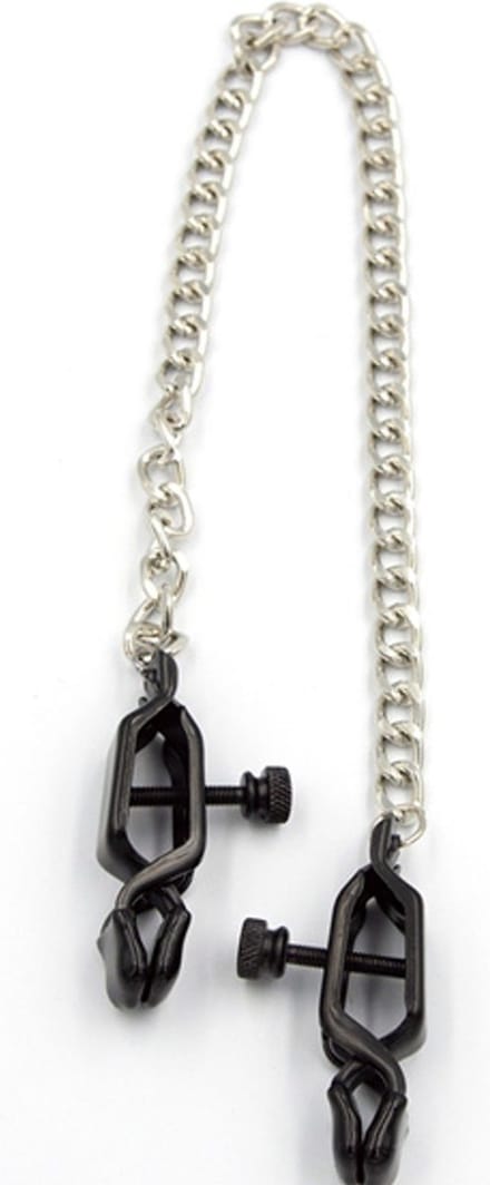 Mister b pinch battery clamps adjustable with chain black