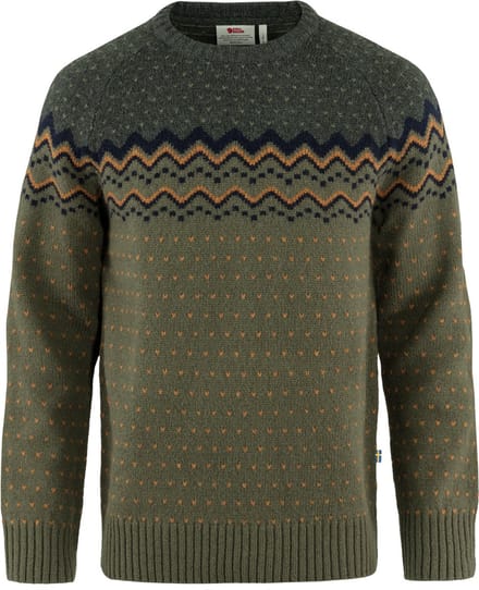 Fjällräven Övik Knit - Laurel green-deep forest - Maat Herren_XL