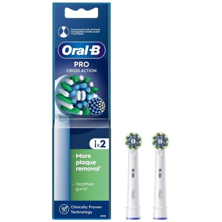 Oral B Heads 2pcs Cross Action