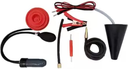 E-tec Rookmachine lekdetectie 12V - voor leidingsystemen - ingebouwde luchtcompressor