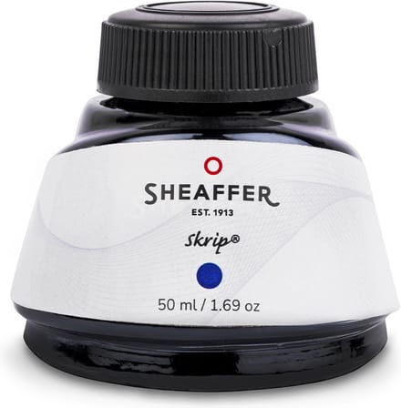 Sheaffer inktpotje - blauw/zwart - 50 ml