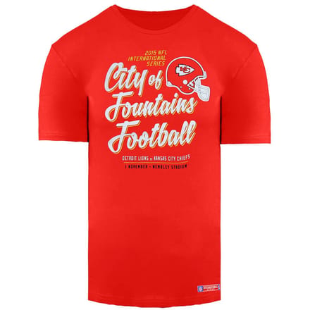 NFL Team Apparel Korte Mouw Crew Hals Rood Junioren T-shirt MKC2072RE