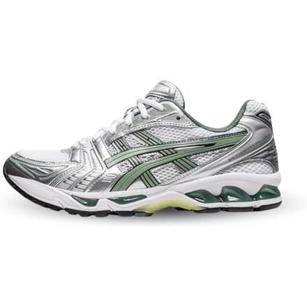 Asics Gel-Kayano 14 White Pure Silver Slate Grey Sage