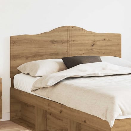vidaXL Hoofdbord Artisan Eiken Bewerkt hout