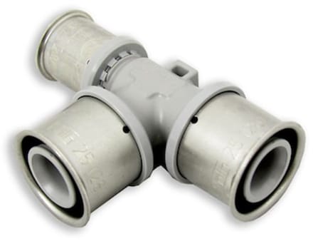 Roth T-stuk in de doorgang gereduceerd 25x25x20, 1115005536