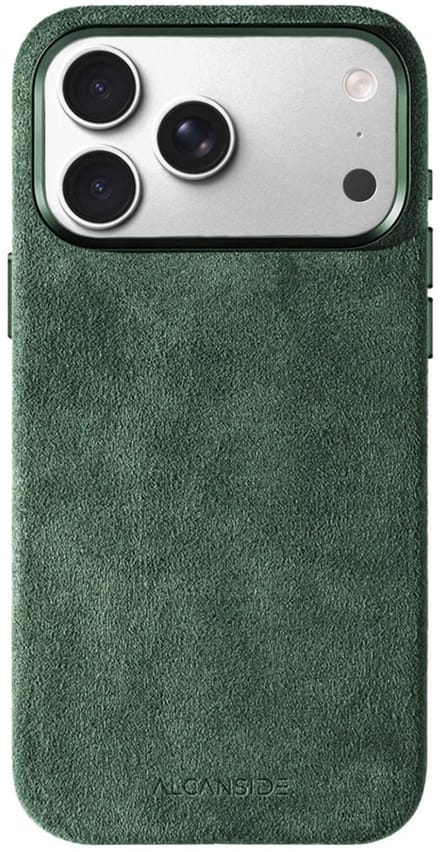 iPhone Alcantara Case - Midnight Green