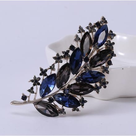 Mode Temperament Trend Wild Temperament Legering Strass Corsage Broche Kledingaccessoires gray