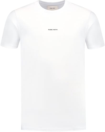 Purewhite - Heren Regular fit T-shirts Crewneck SS - White - Maat XL