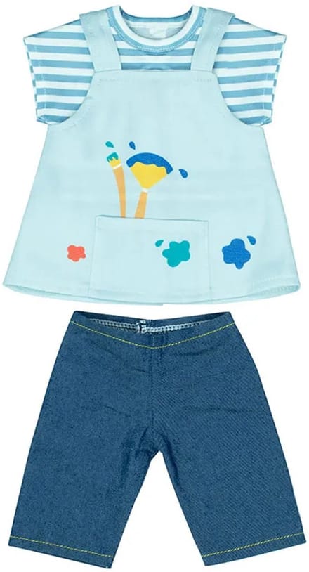 Miniland poppenkleding artiest - educatief speelgoed 38cm.