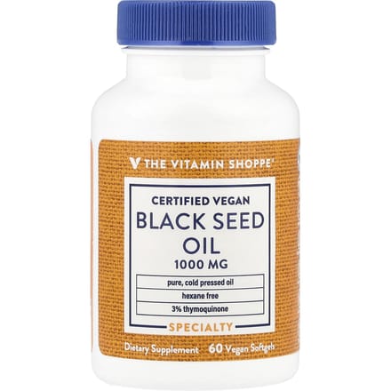 Huile de Nigelle, 1 000 mg, 60 Gélules Végétaliennes